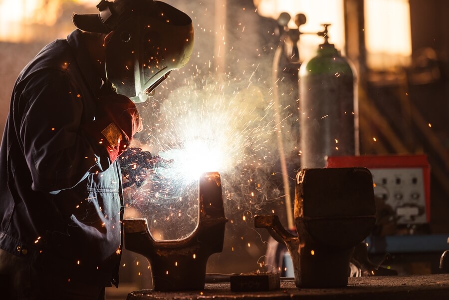 Industrial Georgia freight worker